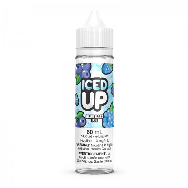 Blue Razz Ice – Iced Up E-Liquid