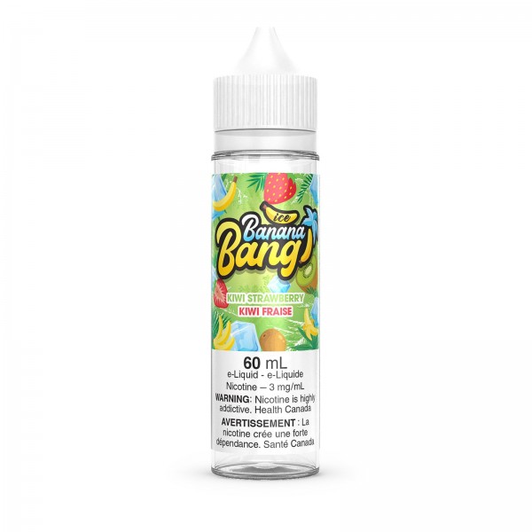 Kiwi Strawberry Ice – Banana Bang Ice E-Liqu...