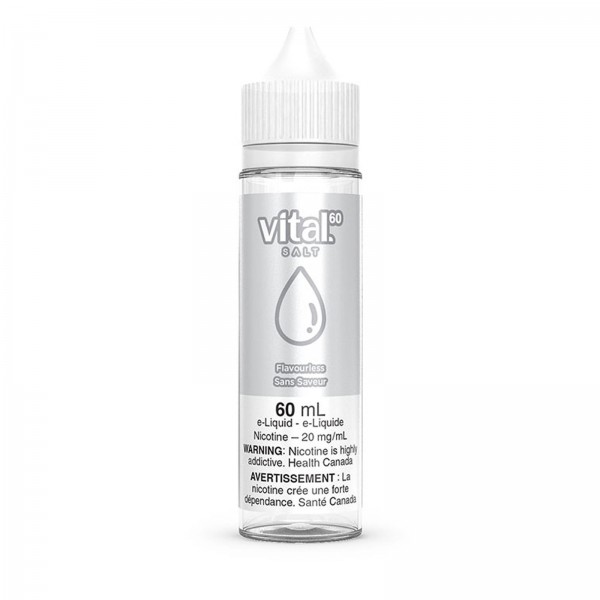 Flavourless SALT – Vital 60 Salt E-Liquid