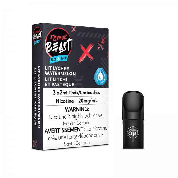 Lit Lychee Watermelon – Flavor Beast Pods