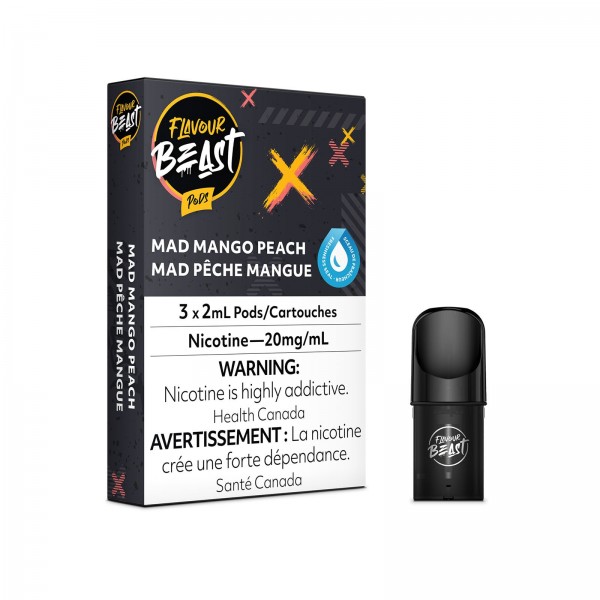 Mad Mango Peach – Flavour Beast Pods