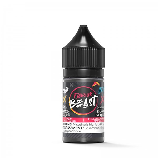 Ragin’ Razz Mango Iced SALT – Flavour Beast Salt E-Liquid