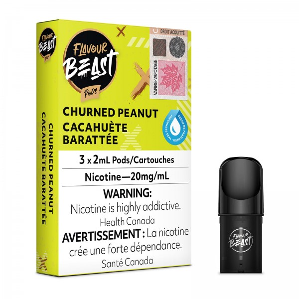 Churned Peanut – Flavour Beast Pods